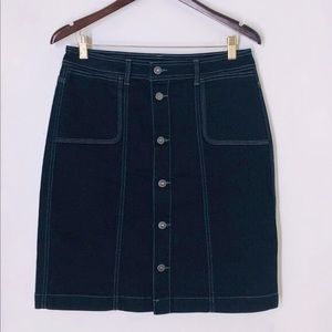 Style & Co. Denim Jean pencil Skirt, school or work all time classic style retro